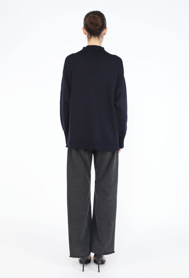 Prada S/S 2025 Distressed Striped Sweater - 4