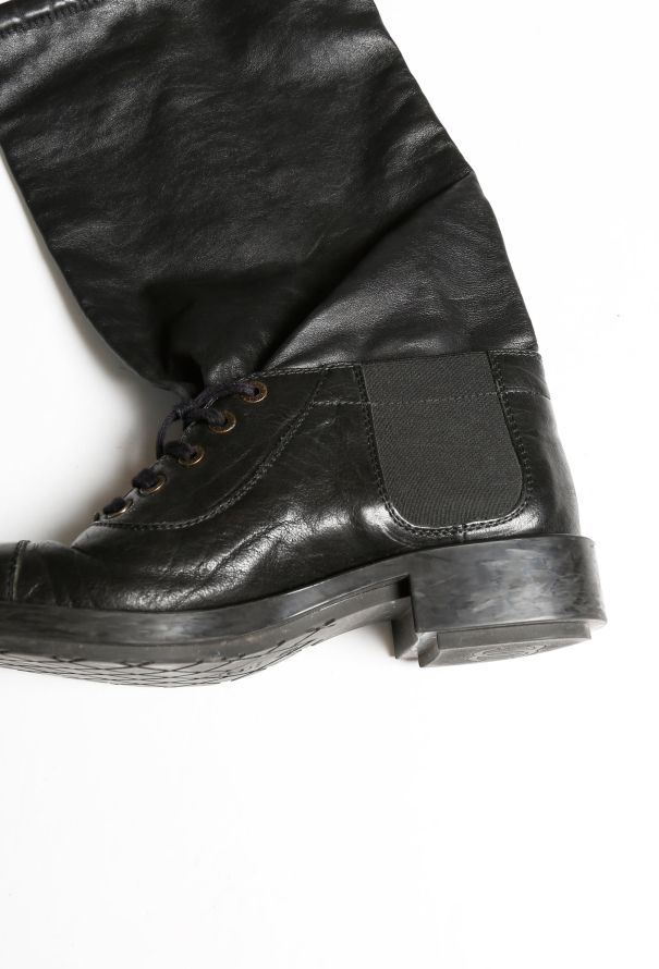 Chanel F/W 2011 Leather Boots - 9