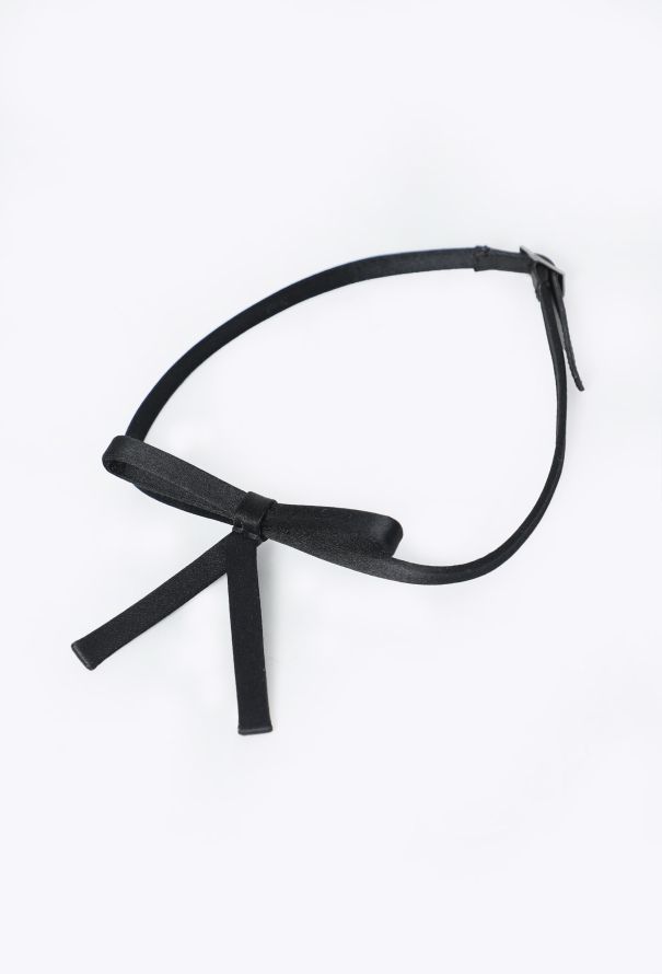 Saint Laurent Smoking Bow Choker, S/S 2001 - 4