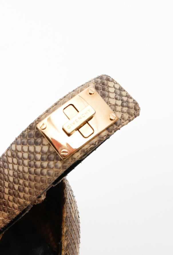 Givenchy Python Ankle Strap Pumps - 8