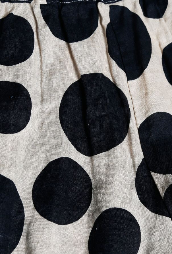 Comme des Garçons S/S 2015 Polka Dot Linen Skirt - 6