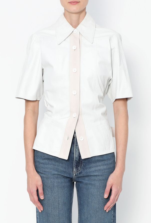 Céline 2017 Belted Lambskin Top - 1