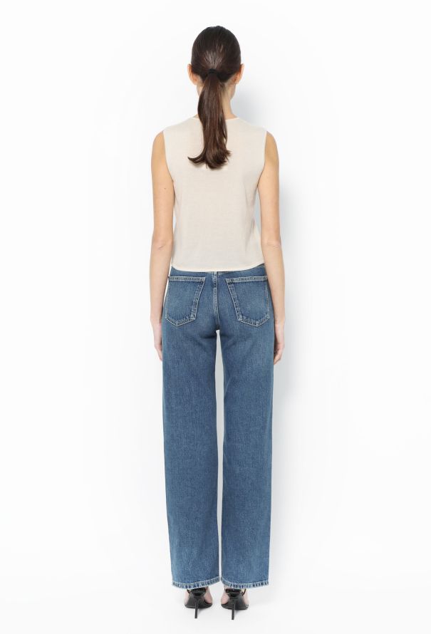 Chanel Sleeveless Cashmere Knit Top - 4