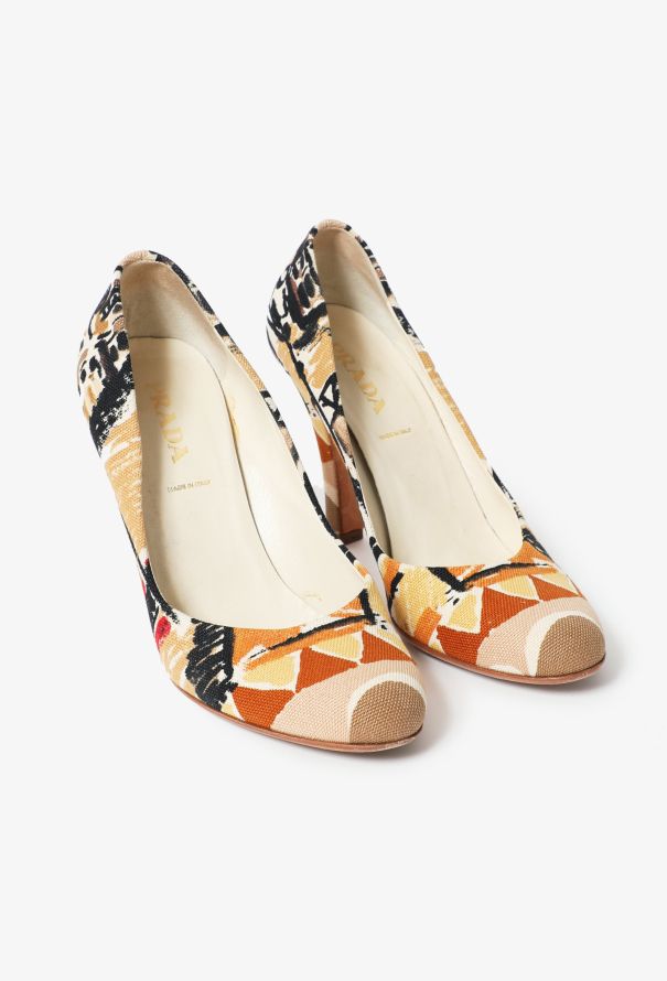Prada S/S 2004 Paintbrush Pumps - 3