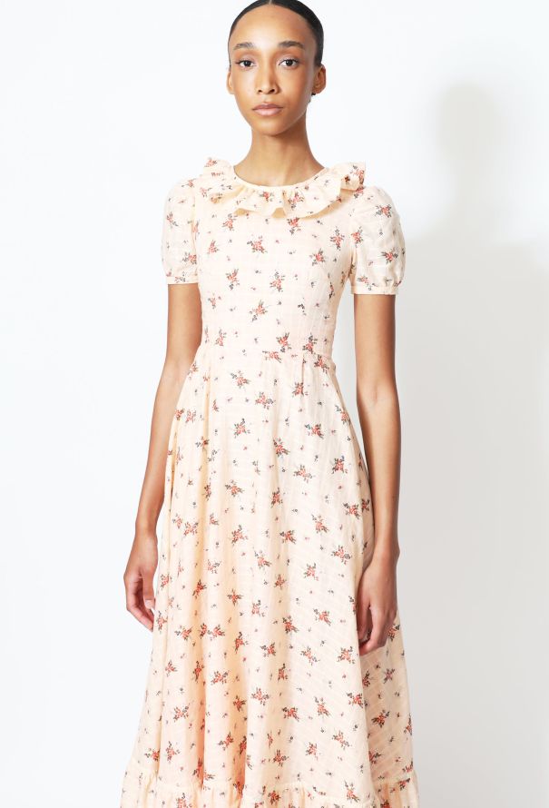 60's Floral Prairie Dress - 2