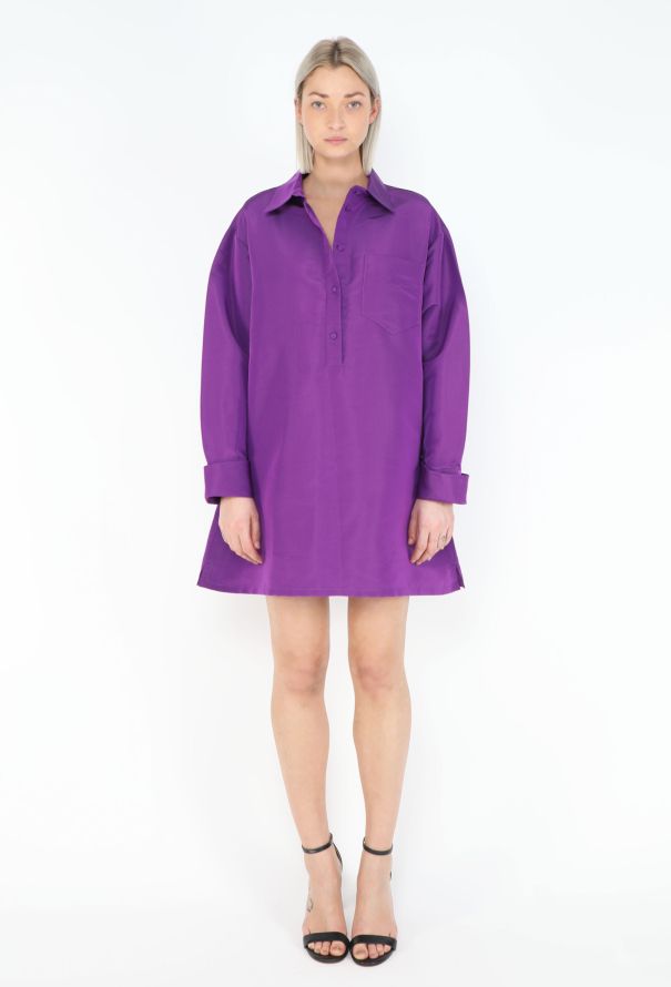 Valentino S/S 2022 Taffeta Oversized Tunic - 1