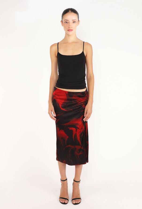 Gucci Draped Jersey Skirt Ensemble, 2001 - 3