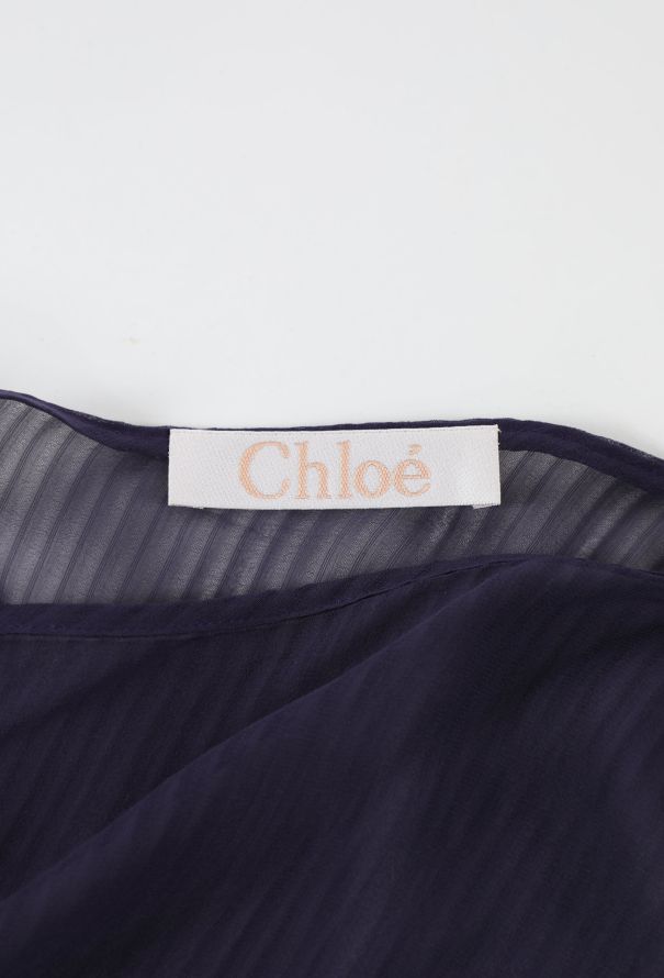 Chloé F/W 2000 Silk One Shoulder Top - 6