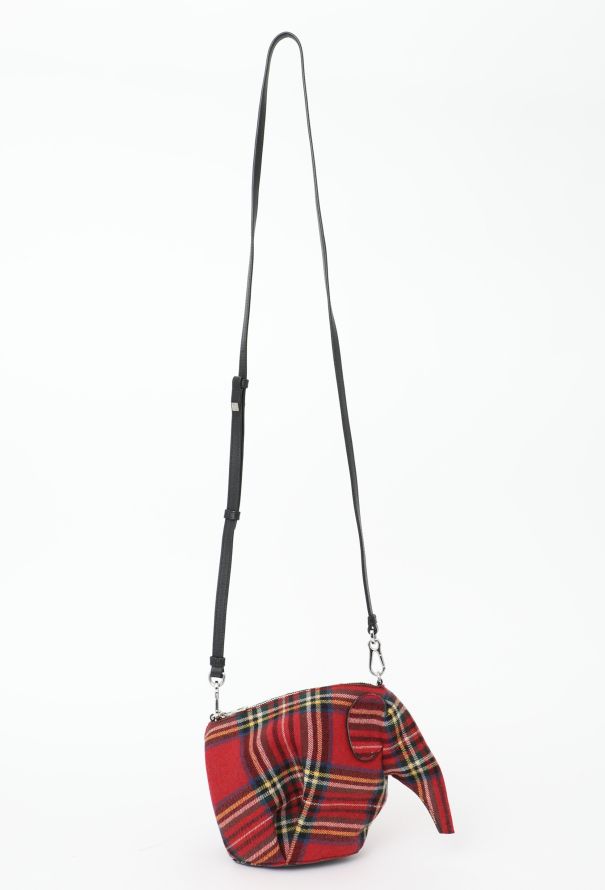 Loewe Tartan Mini Elephant Bag - 1
