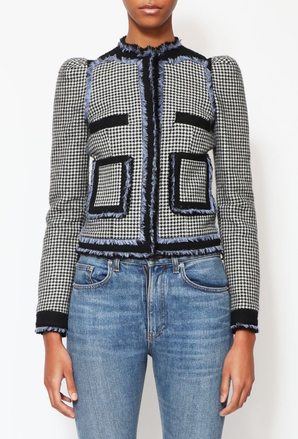 Balenciaga Pre-Fall 2008 Houndstooth Jacket - 3