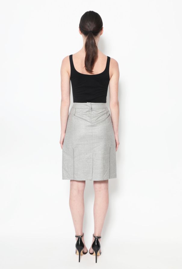 Dior Classic Wool Stitch Skirt - 3