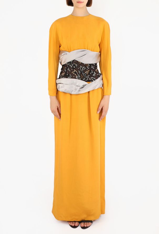 Lecoanet Hemant Haute Couture Beaded Sash Gown, F/W 1985 - 5