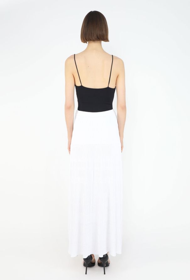 Alaïa S/S 2012 Ribbed Knit Maxi Skirt - 6