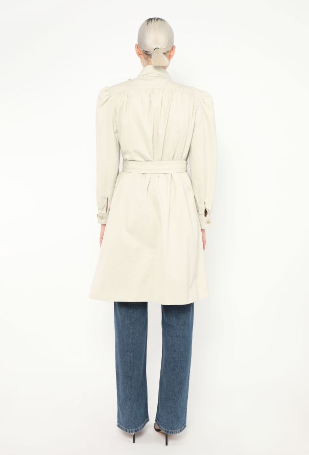 Balenciaga 2017 Belted Structured Trench - 6