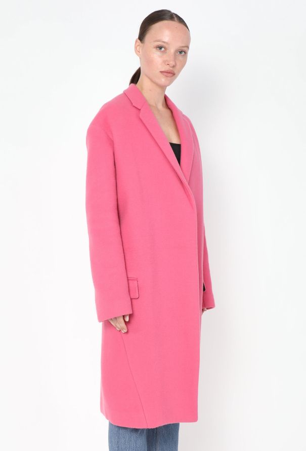 Céline Iconic 2014 Cashmere 'Pharrell' Coat - 5