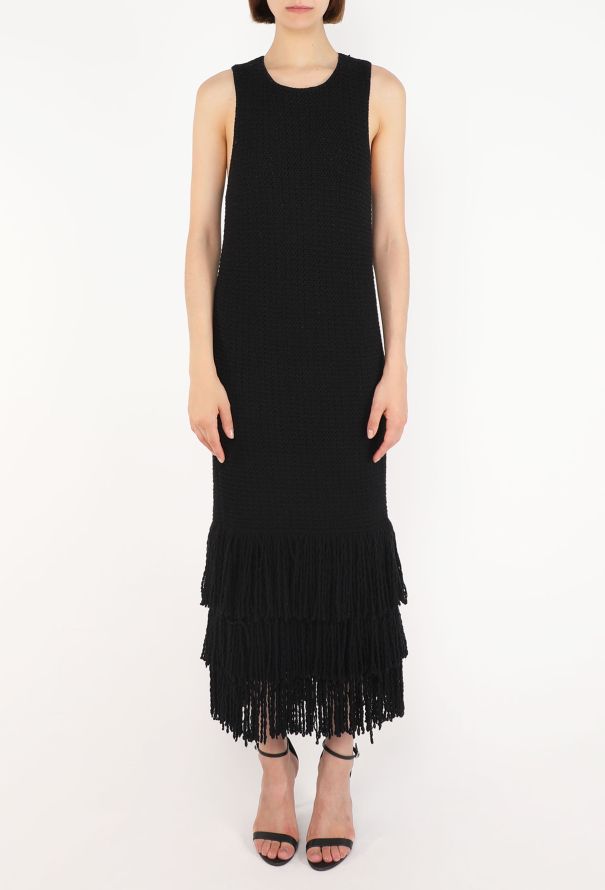 Céline Fringe Knit Dress, Resort 2015 - 3