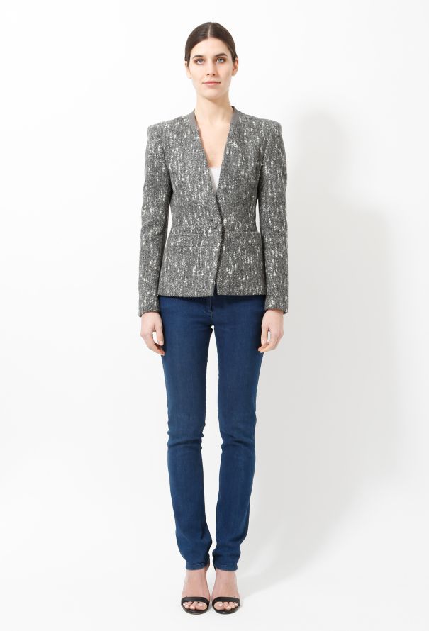 Balenciaga 2009 Woven Blazer - 3