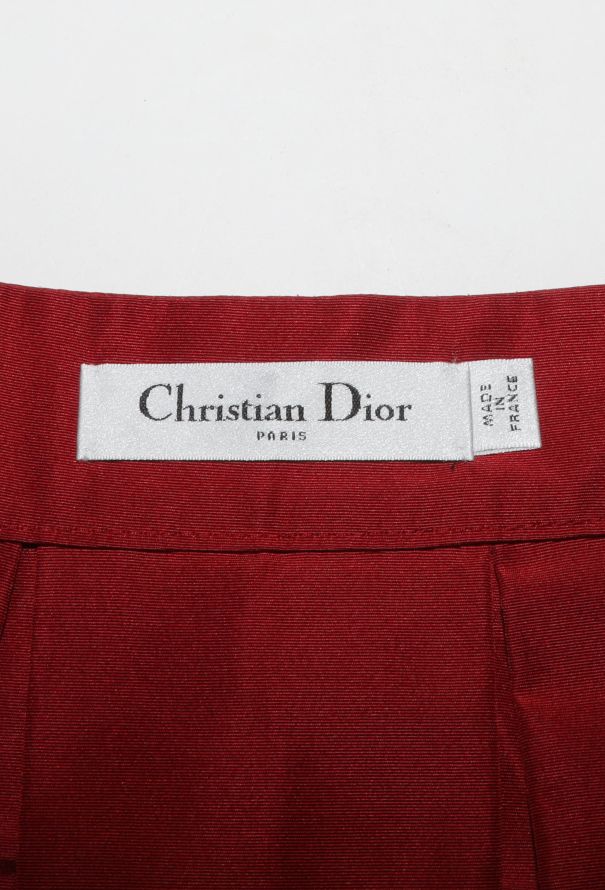Dior Silk Faille Pleated Skirt - 6