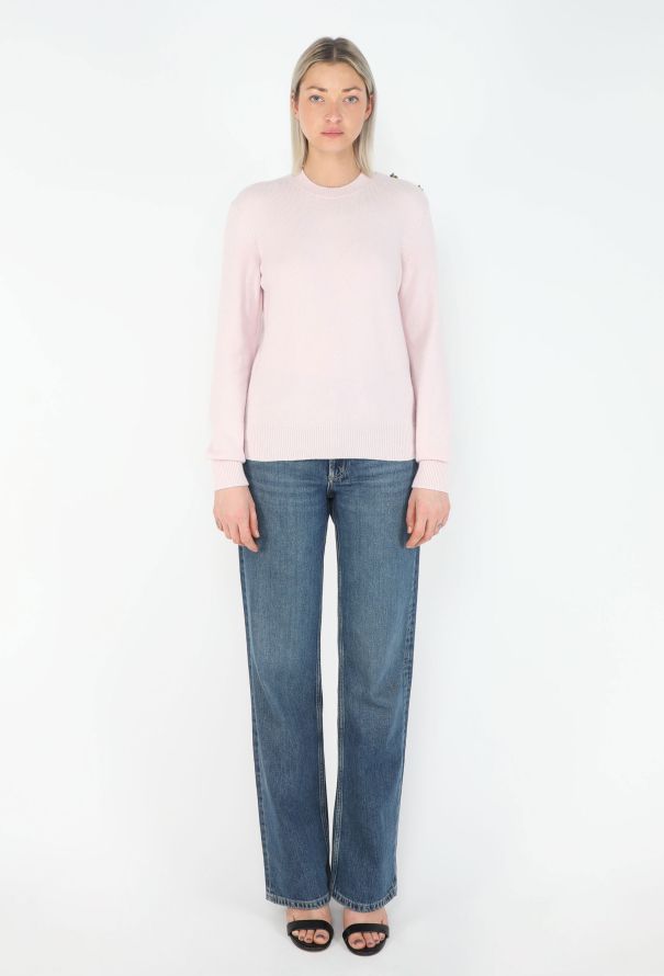 Bottega Veneta Resort 2023 Cashmere Knot Button Sweater - 4
