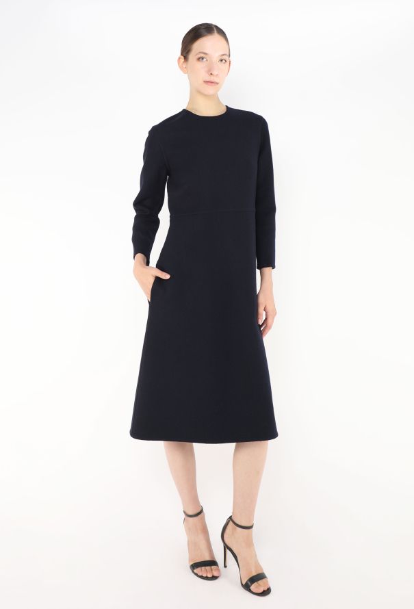 Céline Classic Twill A-Line Dress - 3
