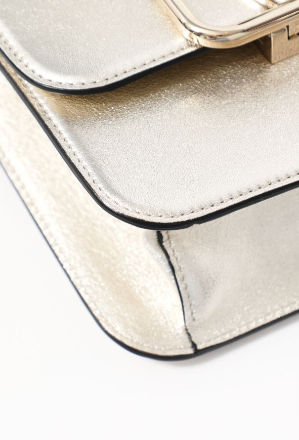 Valentino Metallic V-Sling Mini Bag - 7
