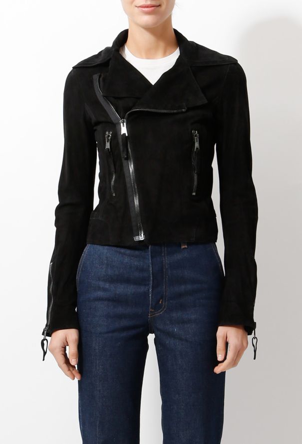 Balenciaga 2007 Suede Biker Jacket - 2