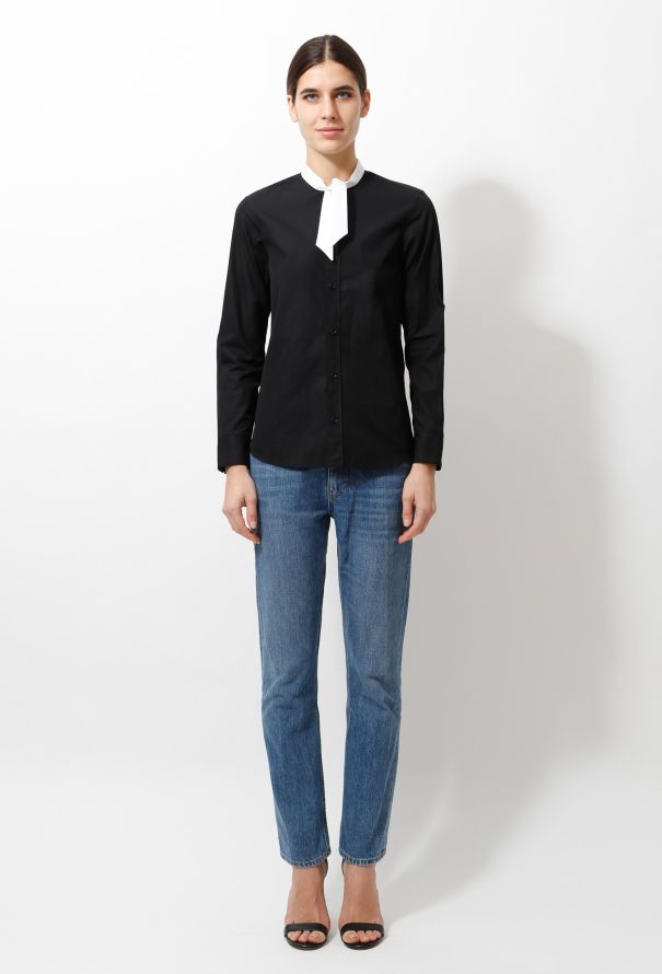 Saint Laurent 2013 White Collared Shirt - 4