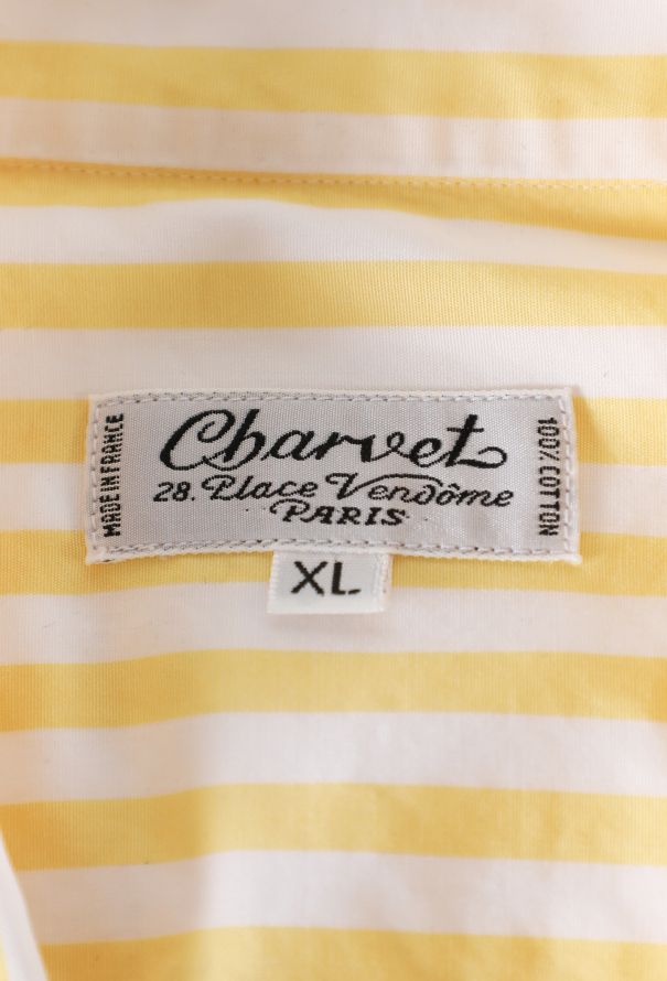 Charvet Striped Cotton Button Down Shirt - 6