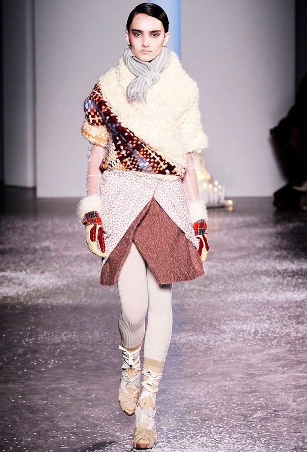 Rodarte F/W 2010 Rabbit Fur Wrap Jacket - 2