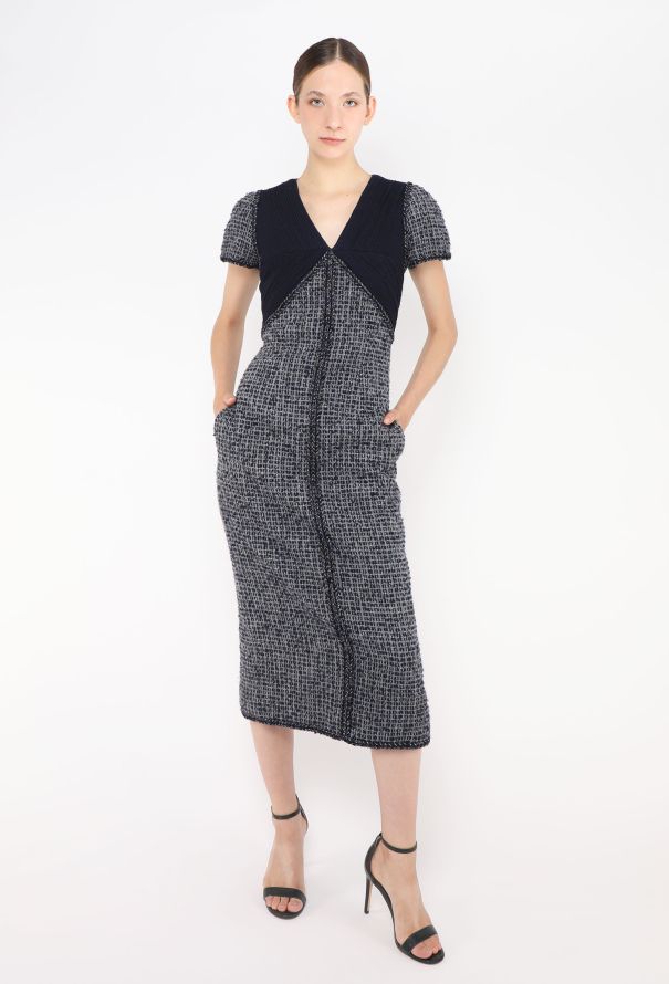 Chanel Iridescent Tonal Tweed Dress - 3