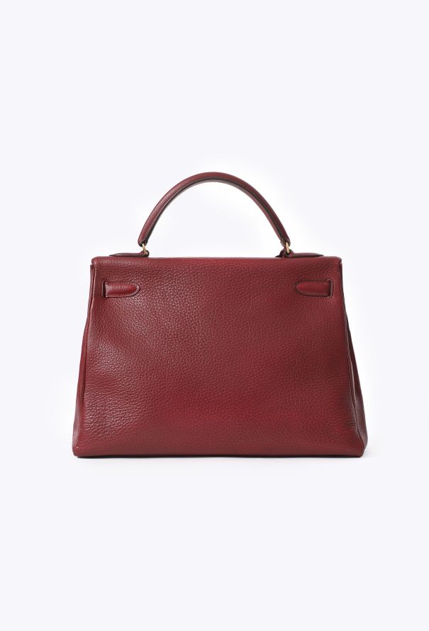 Hermès Vintage Rouge H Clémence Kelly Retourné 32 - 6