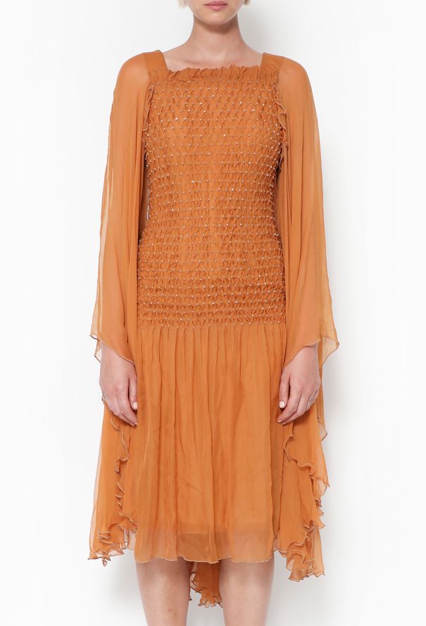Rodarte F/W 2014 Embellished Silk Dress - 4