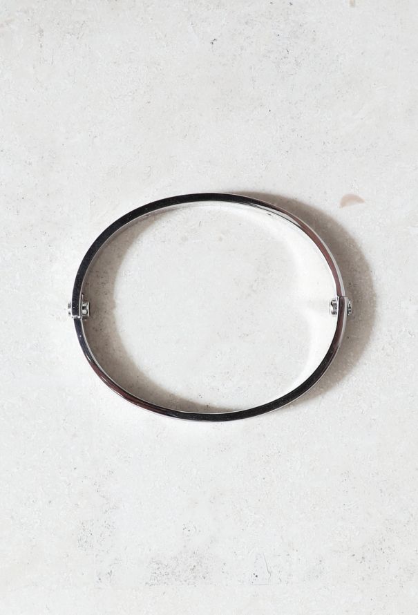 Cartier 18k White Gold Diamond Love Bracelet - 5