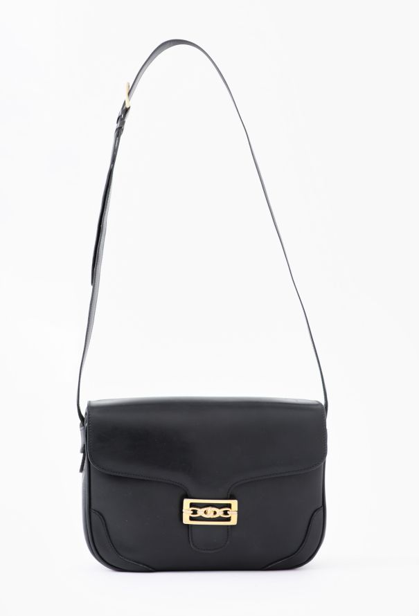 Céline Vintage Navy Crécy Shoulder Bag - 1
