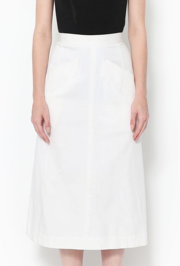 Saint Laurent S/S 1979 Cotton Pocket Skirt - 3