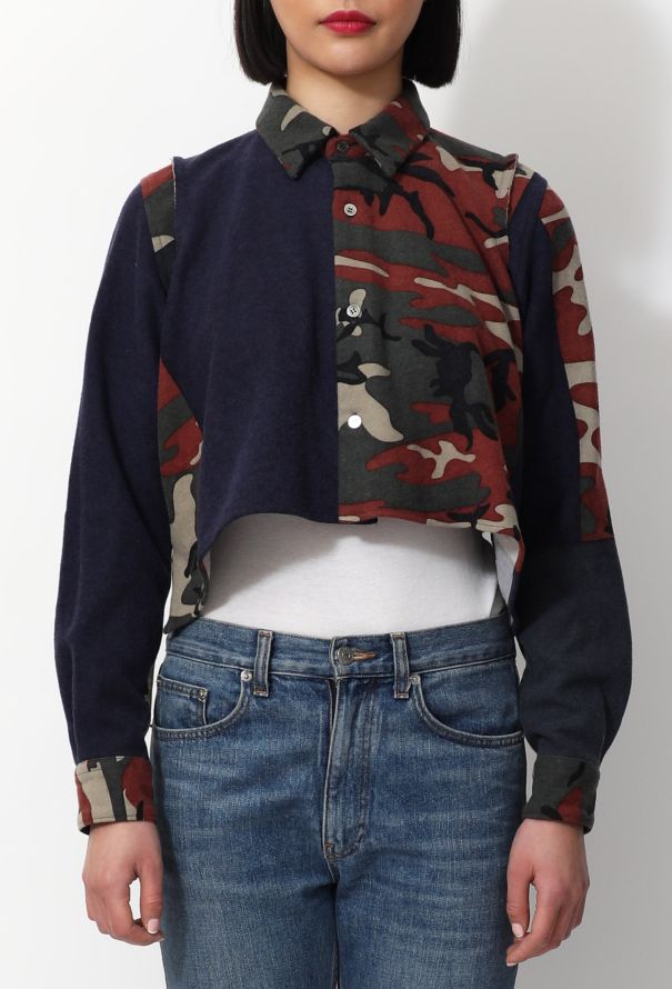 Comme des Garçons 2014 Camouflage Felt Top - 3