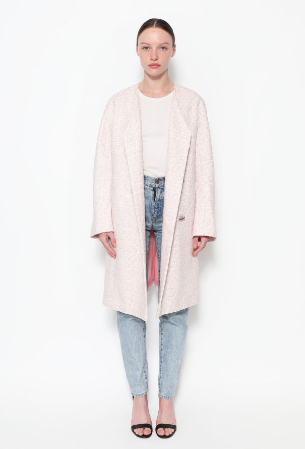 Chanel CAMPAIGN S/S 2016 Iridescent Tweed Coat - 4