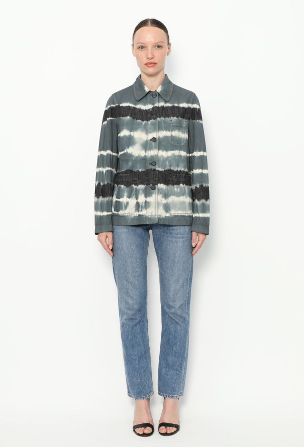 Dior S/S 2021 Tie Dye Denim Overshirt - 3