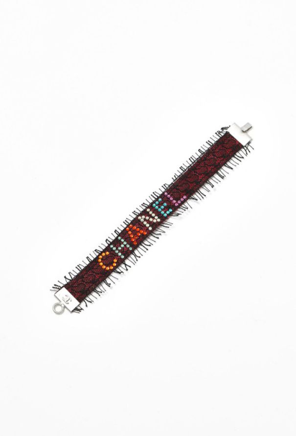Chanel 2000 Embellished Lace Bracelet - 2