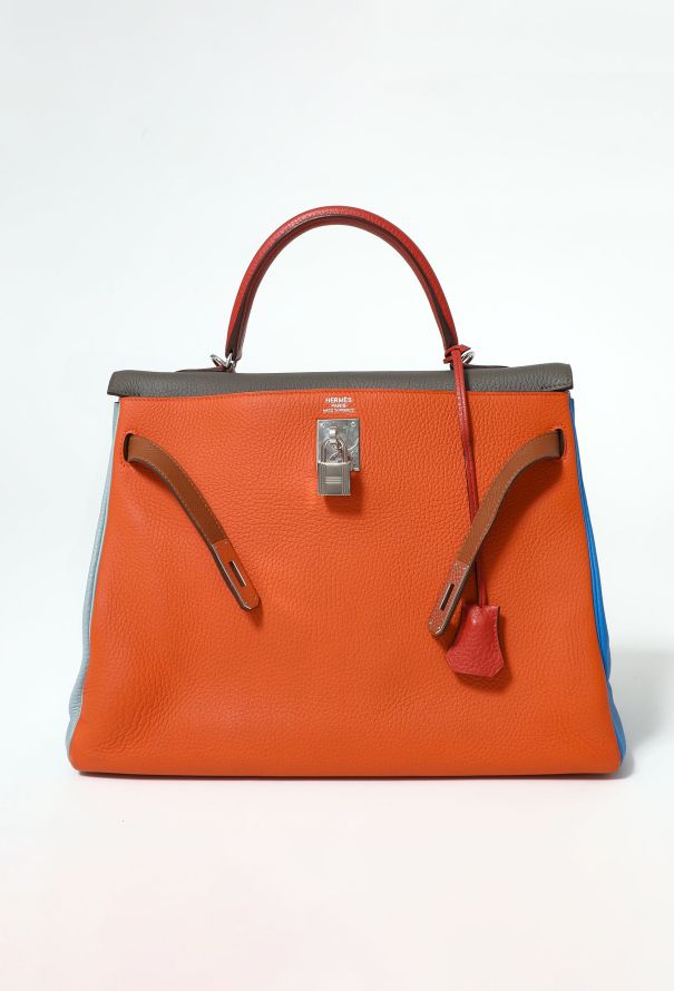 Hermès Limited Edition Kelly Arlequin Retourné 35 - 3