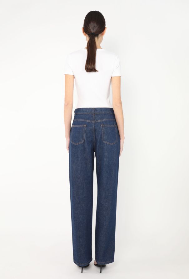 The Row Borjis Mid-Rise Full-Length Straight-Leg Jeans - 4