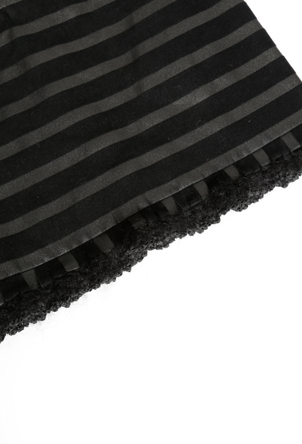 Chanel Striped Cashmere Skirt - 7