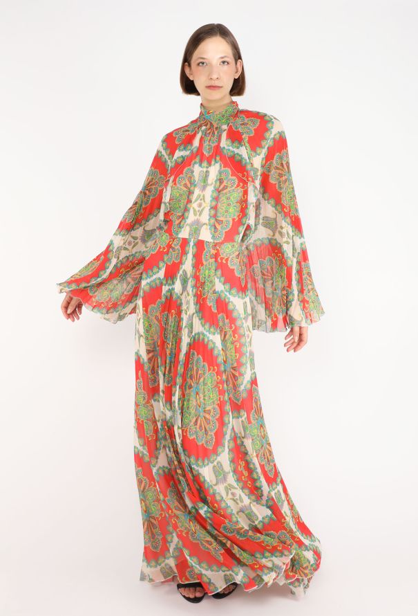 Etro Open-Back Paisley Kaftan, Pre-Fall 2022 - 2