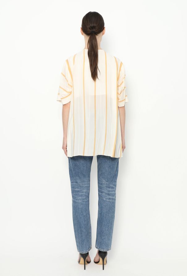 Chloé S/S 2012 Pleated Silk Tunic - 4