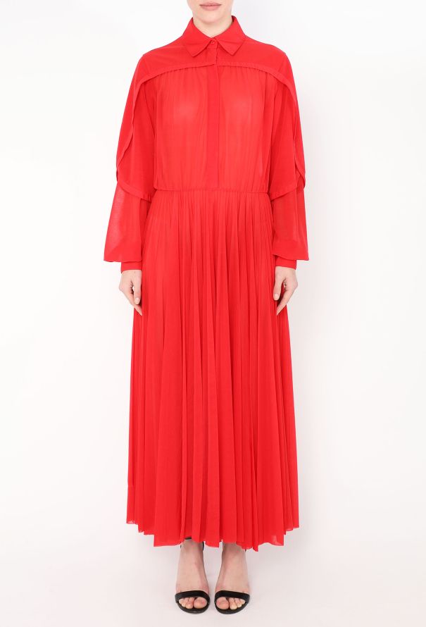 Céline CAMPAIGN S/S 2017 Tulip-Sleeve Dress - 4