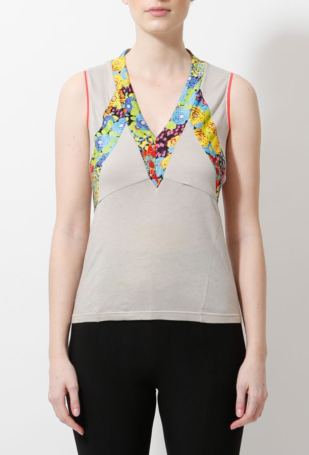 Balenciaga 2004 Floral Print Tank - 1