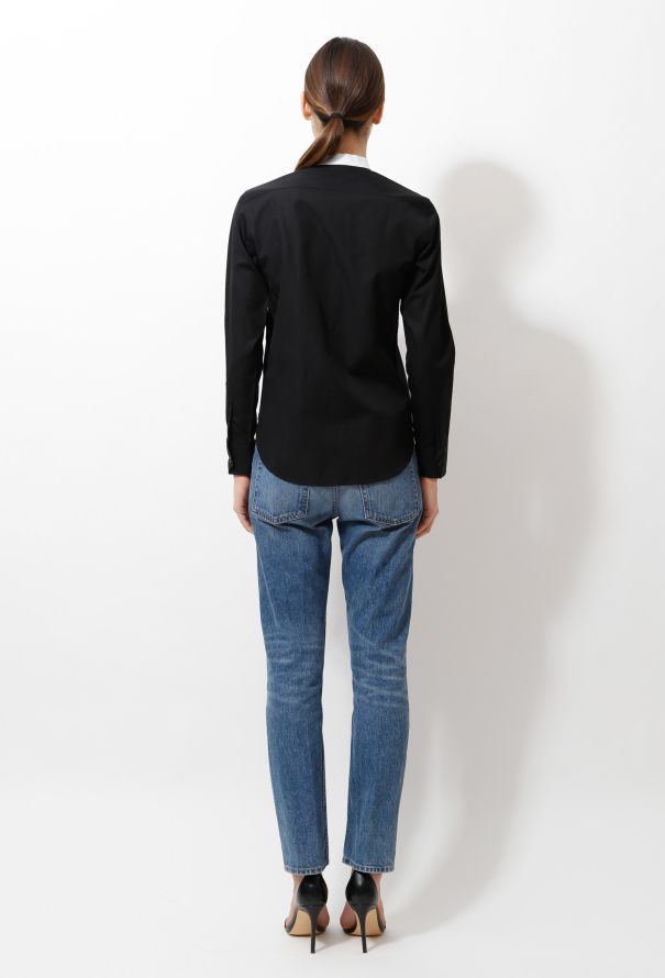Saint Laurent 2013 White Collared Shirt - 3