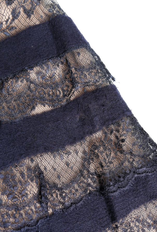 Valentino F/W 2011 Tiered Lace Skirt - 6