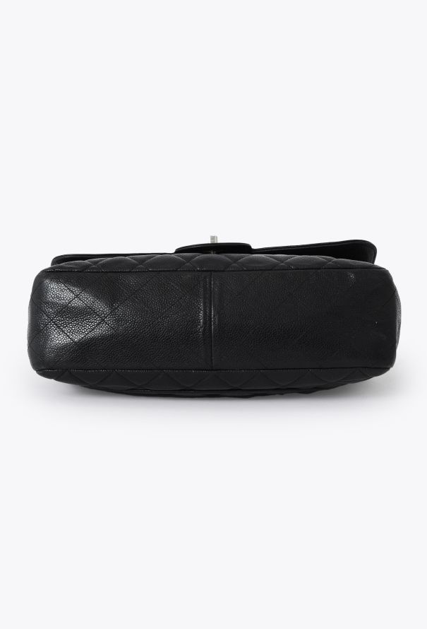 Chanel Black Caviar Jumbo Timeless Bag - 7