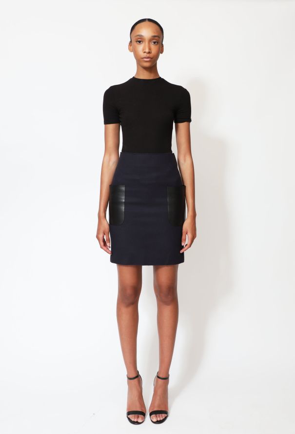 Céline F/W 2010 Leather Pocket Skirt - 1